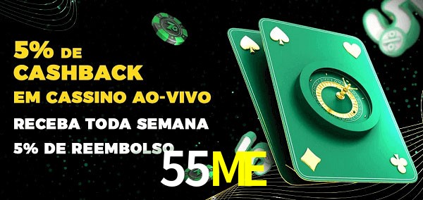Promoções do cassino ao Vivo 55ME